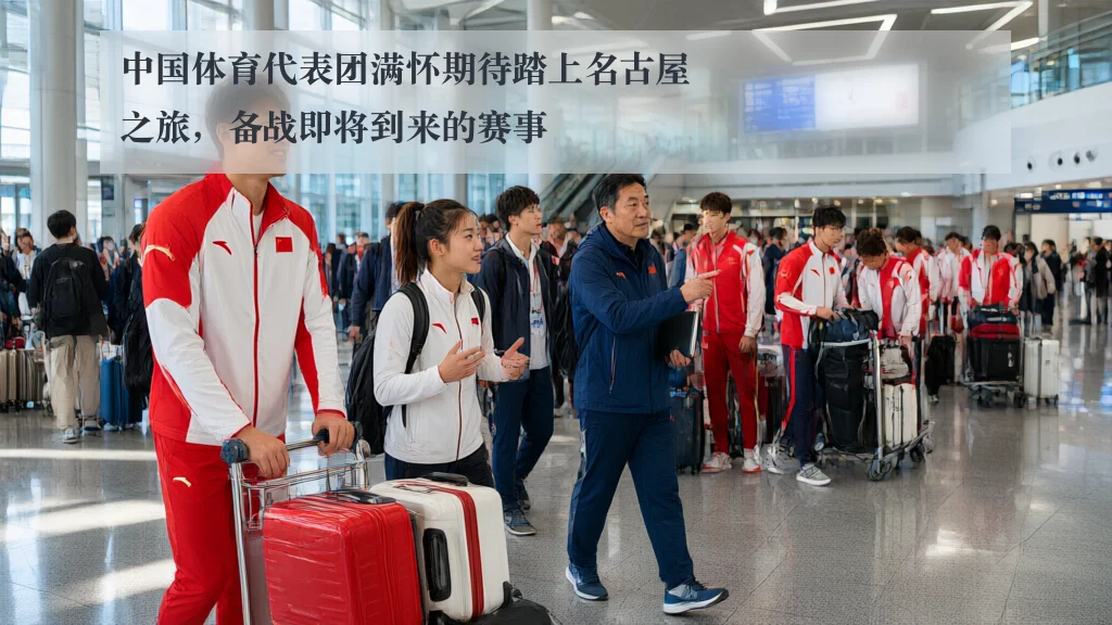 中国体育代表团满怀期待踏上名古屋之旅,备战即将到来的赛事